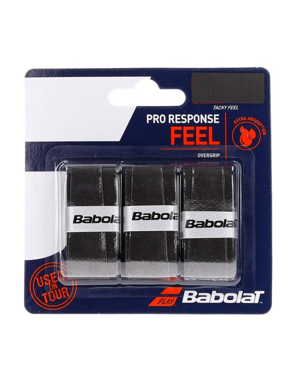 Babolat Pro Response Feel Overgrip Preto |BABOLAT |Overgrips