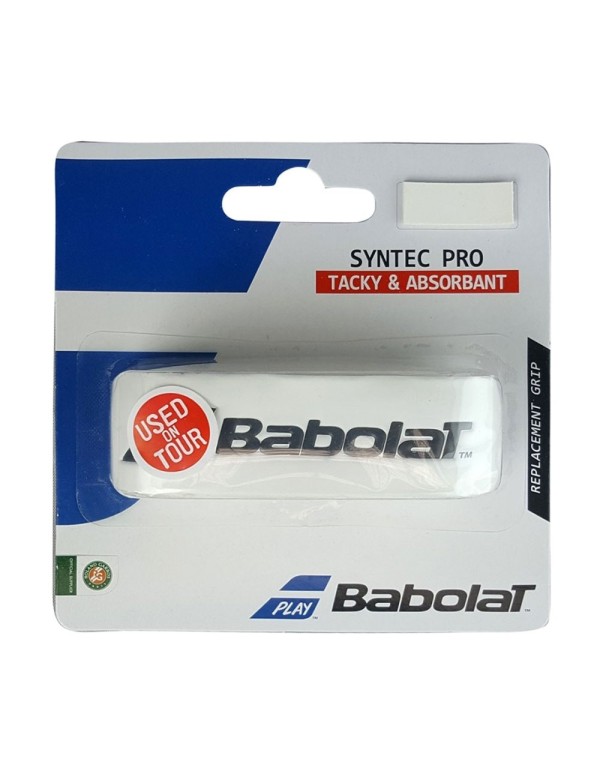 Impugnatura Babolat Syntec Pro bianca |BABOLAT |Overgrip