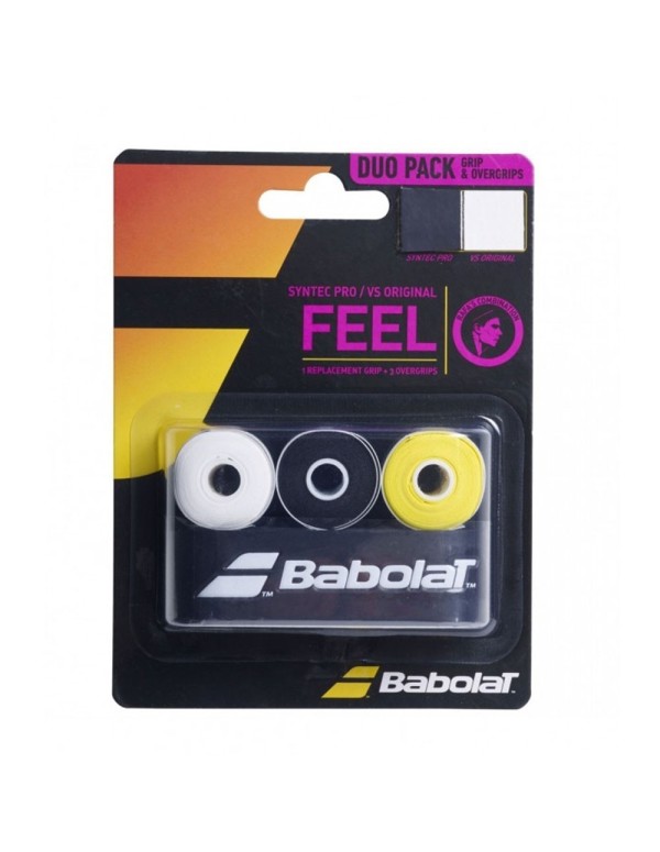 Grip Babolat Syntec Pro X1 Vs Original X3 Blanco Negro Amarillo |BABOLAT |Övergrepp