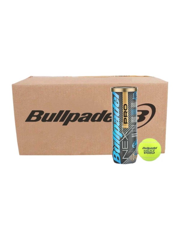 Låda 24 Burkar Bullpadel Fip Next Pro Gul |BULLPADEL |Padelbollar