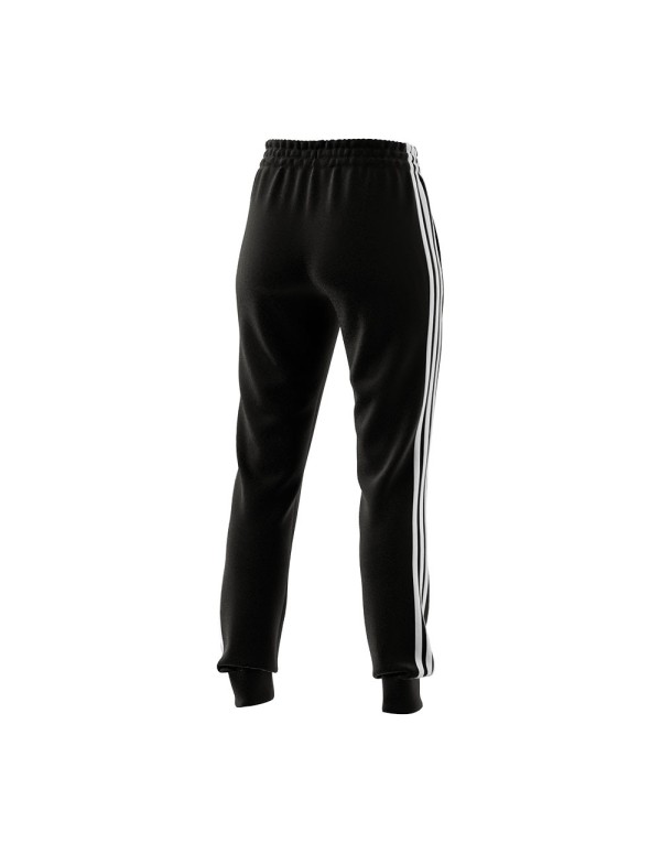 Pantalon Adidas Essentials French Terry 3 Bandas Negro Mujer |VISION |Pantalones cortos pádel