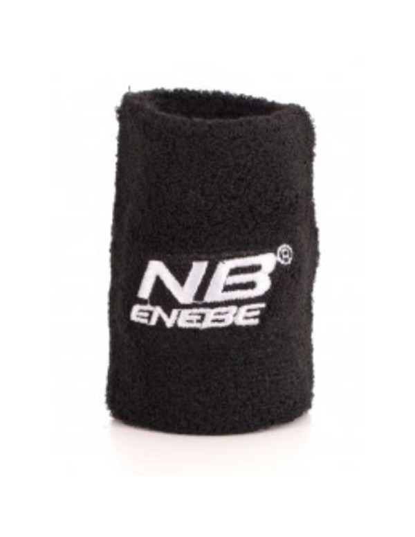 Enebe Black Wristband White Logo |ENEBE |Wristbands