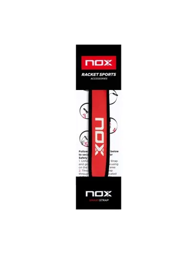 Cordão Nox Smartstrap Luxo Vermelho |NOX |Acessórios de padel