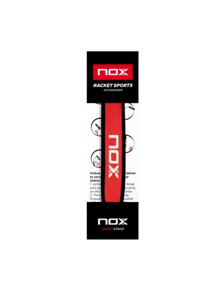 Cordão Nox Smartstrap Luxo Vermelho |NOX |Acessórios de padel Cordão Nox Smartstrap Luxo Vermelho |NOX |Acessórios de padel