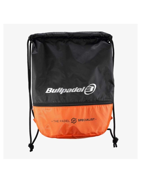 Gymsack Bullpadel Negro Naranja |BULLPADEL |Paleteros BULLPADEL