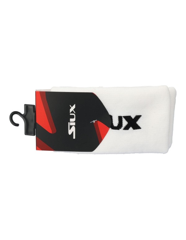 Polsino lungo in cotone bianco jacquard Siux |SIUX |Braccialetti