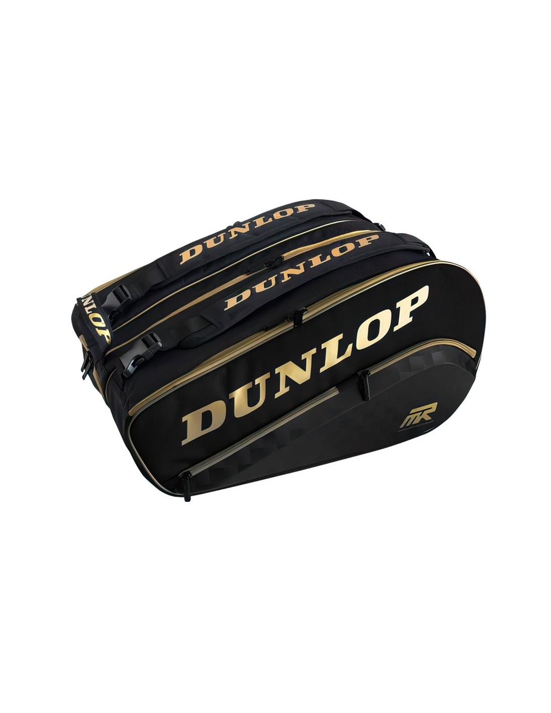 Paletero Dunlop Negro Dorado | Paleteros DUNLOP | Time2Padel