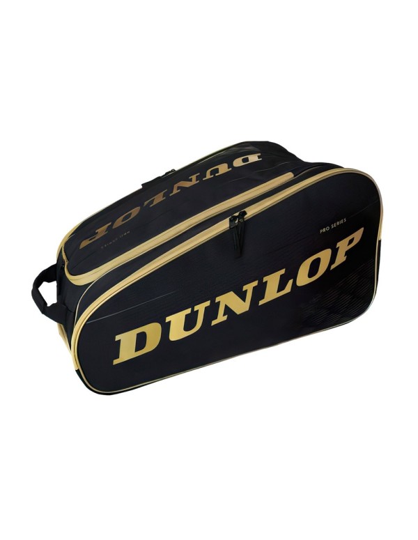 Paletero Dunlop Pro Series Negro Dorado |DUNLOP |DUNLOP racket bags