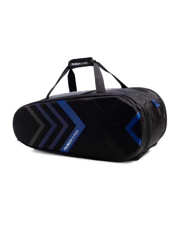 Munich Black Blue Padel Bag |MUNICH |MUNICH padelväskor
