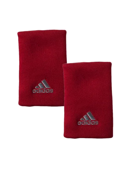 Wristband Pair Adidas Red Gray |ADIDAS |Wristbands