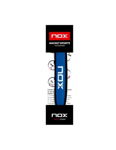 Cordoni Nox Smartstrap Luxury Blu Logo Bianco |NOX |Accessori da padel