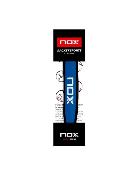 Cordón Nox Smartstrap Luxury Azul Logo Blanco |NOX |Accesorios de pádel