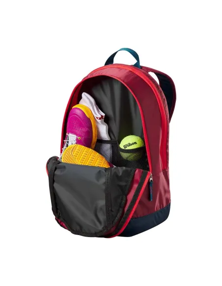 Padel Bag Wilson Red Backpack Junior |WILSON |WILSON racket bags Padel Bag Wilson Red Backpack Junior |WILSON |WILSON racket bags