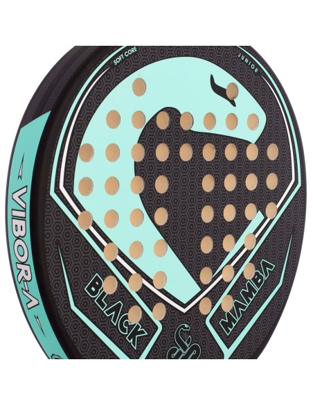 Vibor-A Black Mamba Junior Vert Sft 2023 |VIBOR-A |Raquettes de padel Vibora