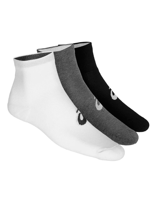 Calcetin 3ppk Quarter Sock Negro 155205 0900 |ASICS |Calcetines de pádel