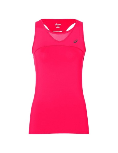 Camiseta Athelete Tank Rosa Fluor |ASICS |Roupas de remo ASICS