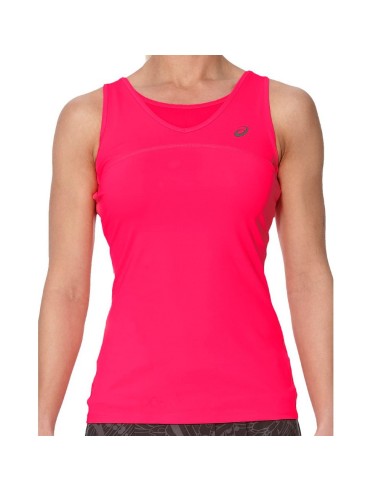 Camiseta Athelete Tank Rosa Fluor |ASICS |Roupas de remo ASICS