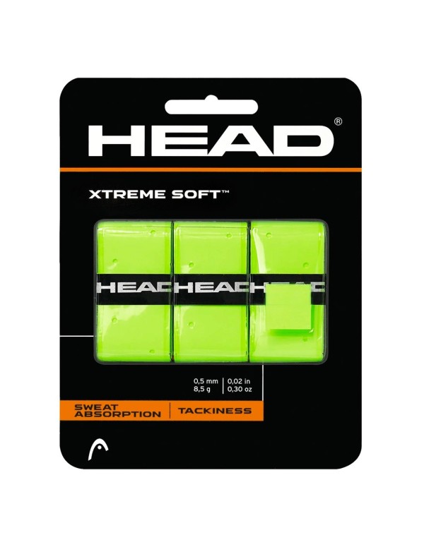 Head Grip Xtremes of t Overwrap 285104 Yw |HEAD |Overgrips