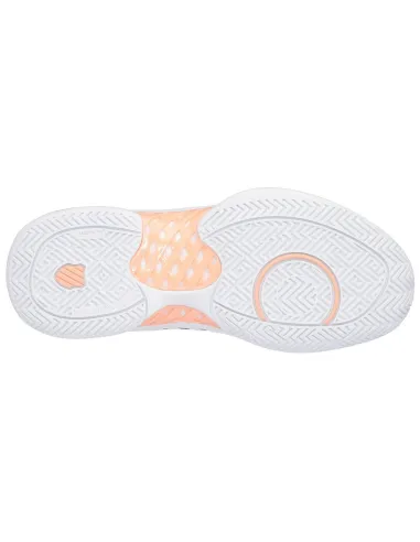 Kswiss Express Light 2 Branco Pêssego Mulher 96744172 |K SWISS |Sapatilhas de padel K-Swiss