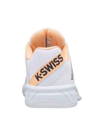 Kswiss Express Light 2 Blanc Pêche Femme 96744172 |K SWISS |Chaussures de padel K-Swiss