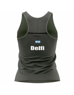 Camiseta Bullpadel Olin Delfina Brea Mujer |BULLPADEL |Ropa de pádel BULLPADEL 2
