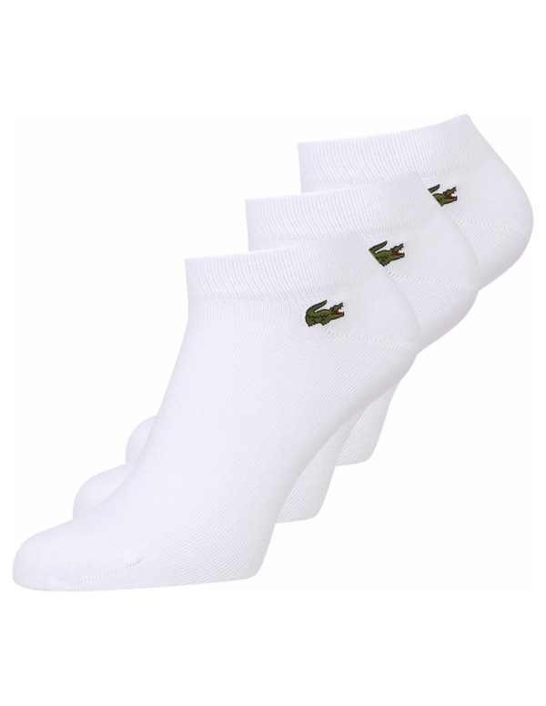 Pack 3 Socks Lacoste Perf.Core White Ra4183z92 |LACOSTE |Ropa de pádel LACOSTE