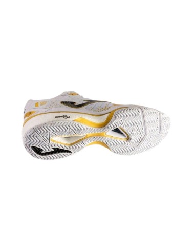 Joma Slam 22 World Padel Tour Clay Bianco Oro Donna Twptls2232P |JOMA |Scarpe da padel Joma