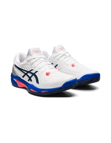 Asics Solution Speed Ff 2 Clay White Blue Women 1042A134 102 |ASICS |ASICS padel shoes