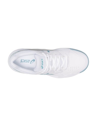 Asics Gel-Dedicate 7 Indoor Blanc Bleu Femme 1042A166 103 |ASICS |Chaussures de padel ASICS