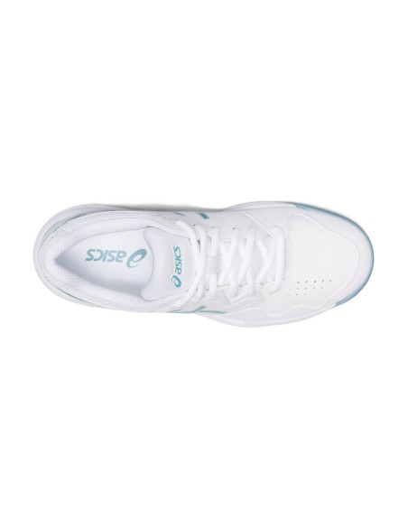 Asics Gel-Dedicate 7 Indoor Blanc Bleu Femme 1042A166 103 |ASICS |Chaussures de padel ASICS