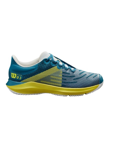 Wilson Kaos 3 Azul Amarelo Junior Wrs329030 |WILSON |Sapatilhas de padel WILSON
