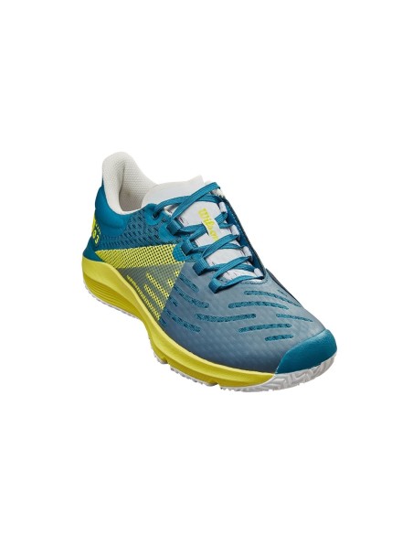 Wilson Kaos 3 Blu Giallo Junior Wrs329030 |WILSON |Scarpe da padel WILSON
