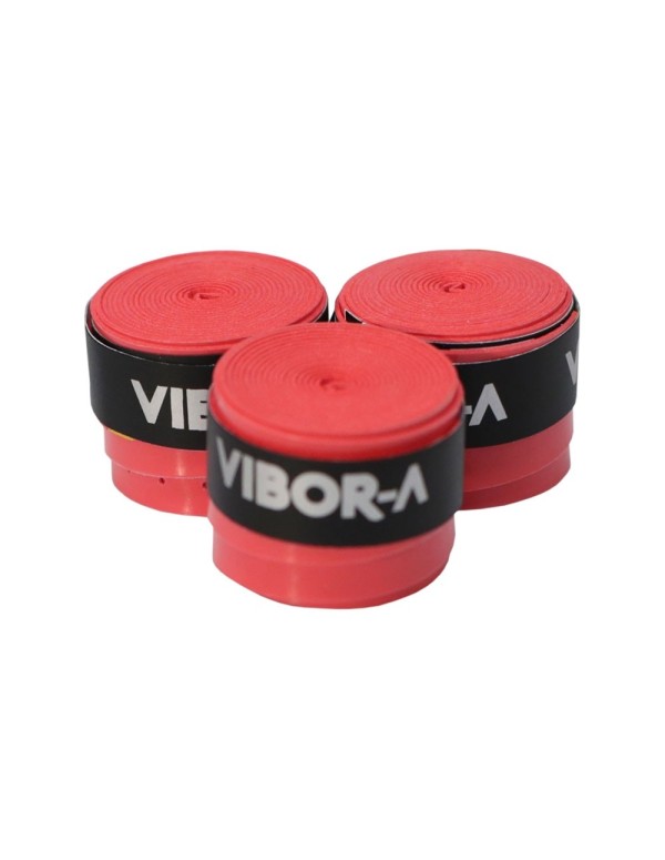 Pack 3 Overgrips Vibor-A Micr. Rojo 41217.003.1