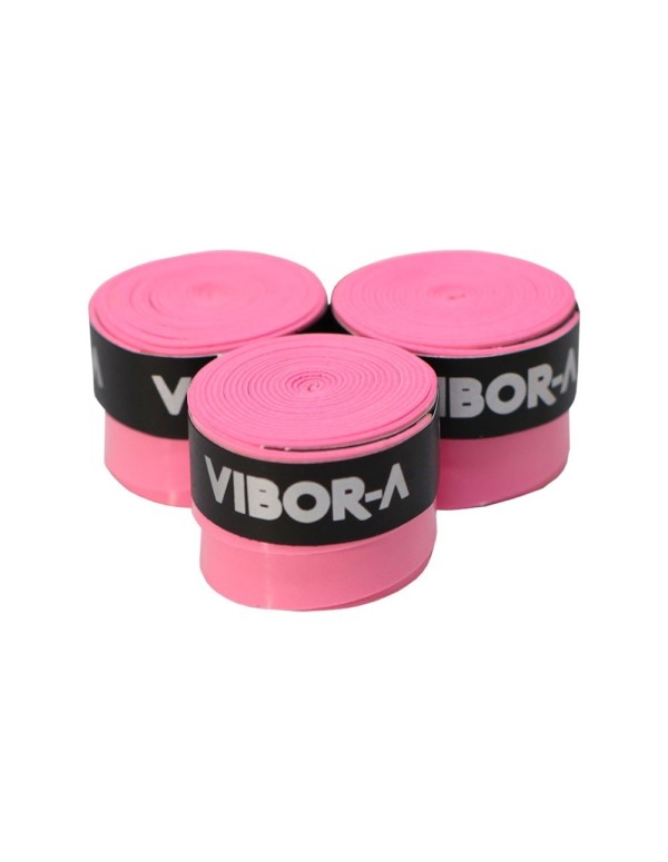 Pack 3 Overgrips Vibor-A Rosa Fluor 41218.024.1 |VIBOR-A |Övergrepp
