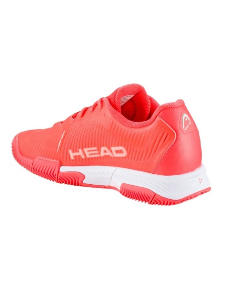 Head Revolt Pro 4 Clay Laranja Fluor Mulher 274132Cowh |HEAD |Sapatilhas de padel HEAD