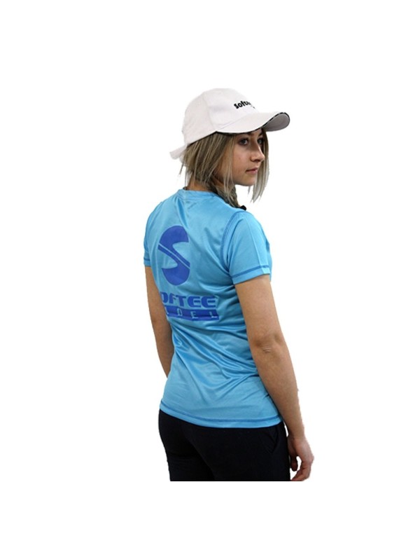 T-shirt S of t ee Padel Zero Donna 74059.012 Azzurro |SOFTEE |Abbigliamento da padel