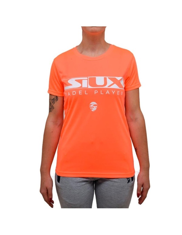Camiseta Siux Team 2021 40174.036 Coral Mujer |SIUX |Ropa pádel SIUX