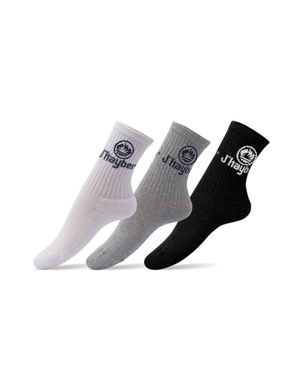 Calcetines J.Hayber Pack 3 17247 1 Bco-Gris-Neg |J HAYBER |Paddle socks