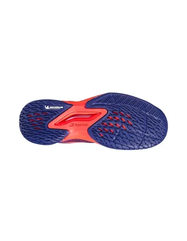 Babolat Jet Mach 3 All Court Azul Vermelho Junior 32F21648 4093 |BABOLAT |Sapatilhas de padel BABOLAT