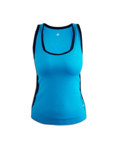 Camiseta Black Crown Calella Turquesa-Marino |BLACK CROWN |Vêtements de padel Black Crown