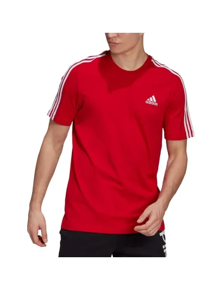 T-Shirt Adidas Essentials 3 Bandes |ADIDAS |Vêtements de padel ADIDAS