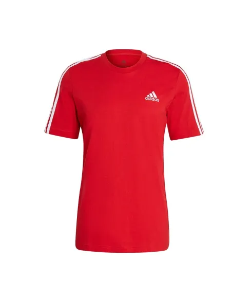 T-Shirt Adidas Essentials 3 Stripes |ADIDAS |ADIDAS padel clothing