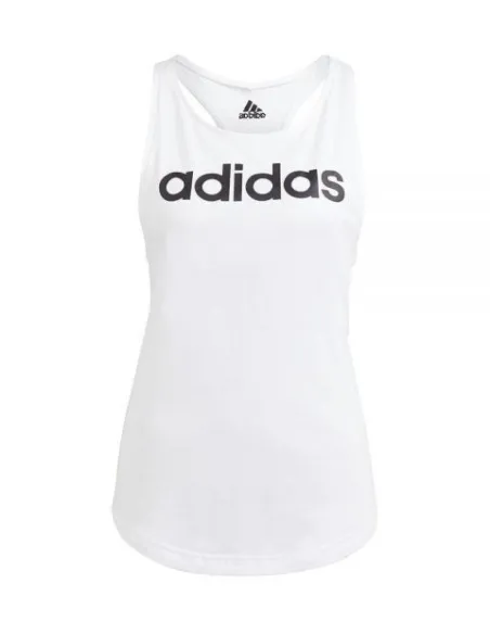 Camiseta Adidas Sem Mangas Essentials Logo Mulher |ADIDAS |Roupa de Padel ADIDAS