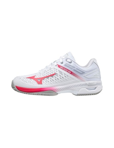 Mizuno Wave Exceed Tour 4 Cc Blanco Rosa Mujer 61Gc2075 64 |MIZUNO |Zapatillas pádel MIZUNO