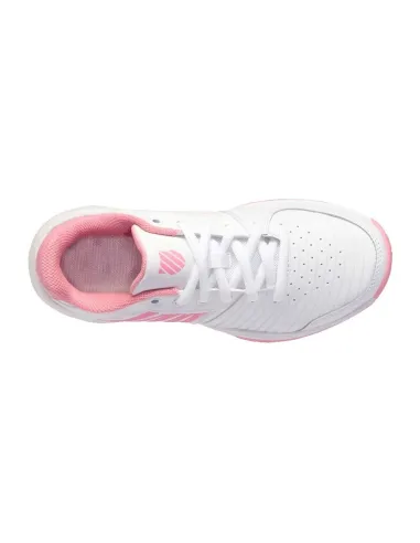 Kswiss Court Express Hb Bianco Rosa Donna 96750959 |K SWISS |Scarpe da padel K-Swiss