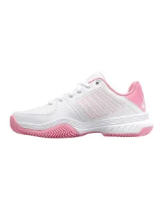 Kswiss Court Express Hb Branco Rosa Mulher 96750959 |K SWISS |Sapatilhas de padel K-Swiss 2