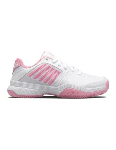 Kswiss Court Express Hb Branco Rosa Mulher 96750959