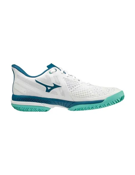 Mizuno Wave Exceed Tour 5 Clay Court White Blue 61Gc2274 30 |MIZUNO |MIZUNO padel shoes