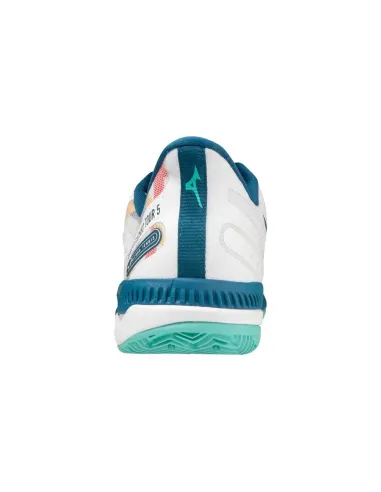 Mizuno Wave Exceed Tour 5 Clay Court Blanco Azul 61Gc2274 30 |MIZUNO |Zapatillas pádel MIZUNO