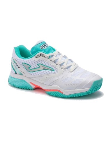 Joma Set 21 Clay White Green Woman Tselw2115P |JOMA |Joma padel shoes